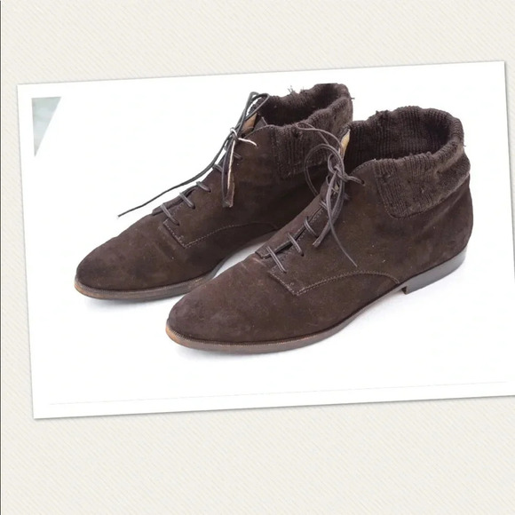 Salvatore Ferragamo suede ankle boots - Picture 1 of 8